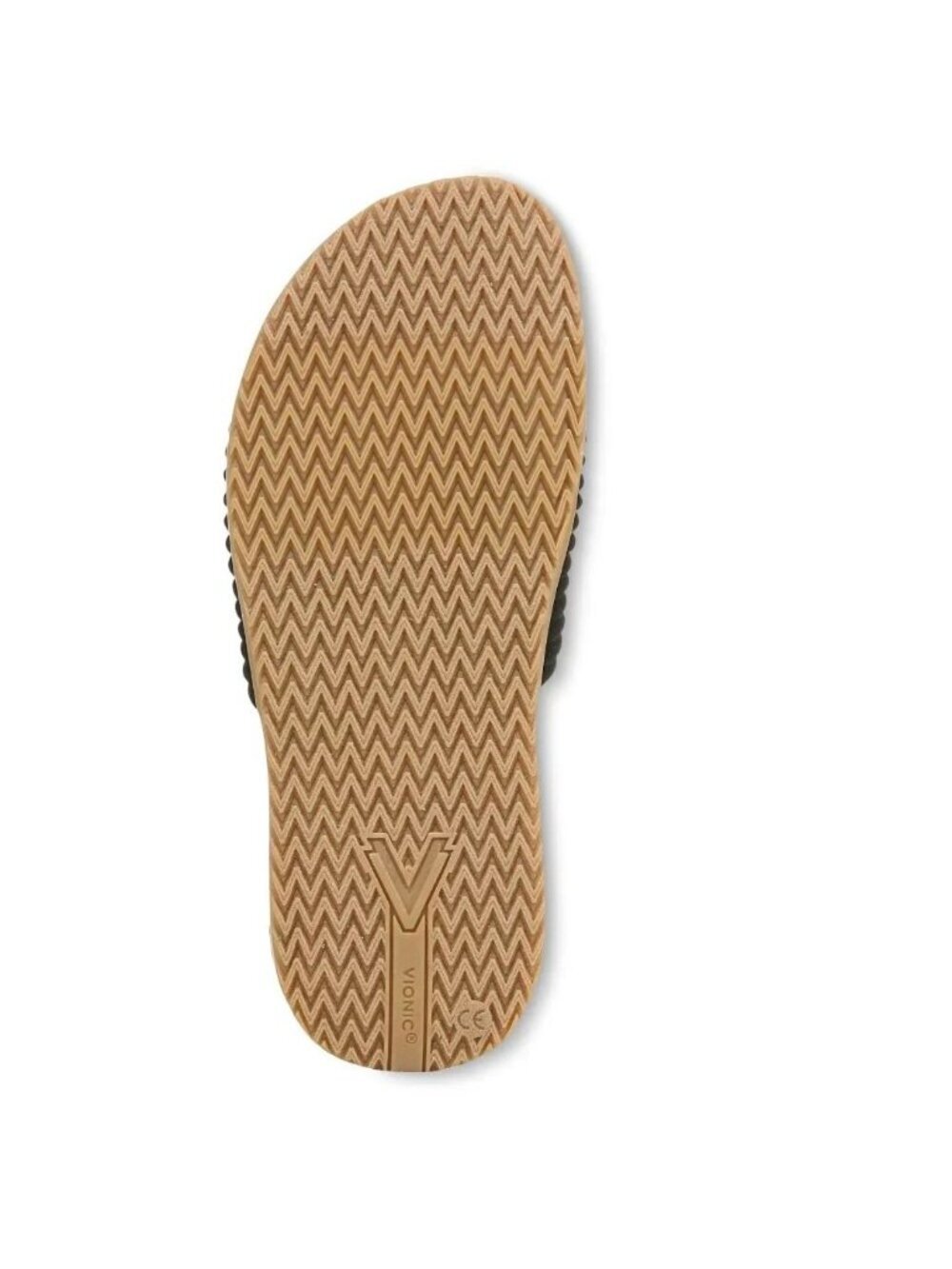 Vionic Evie Supportive Ribbed Knit Slide Sandal Black Women Size 12 Comfort Arch - Picture 8 of 8